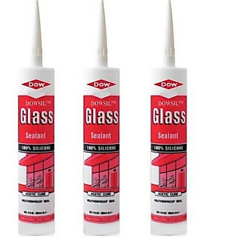 Lem Kaca Silicone Sealant DOWSIL GLASS / DOWSIL ASAM ACETIC