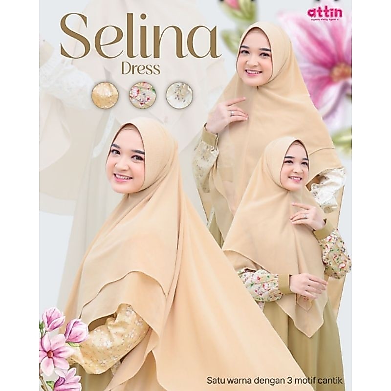 Selina dan Helena dress new by Attin original/Gamis cantik/Gamis toyobo/Best seller/ready stok