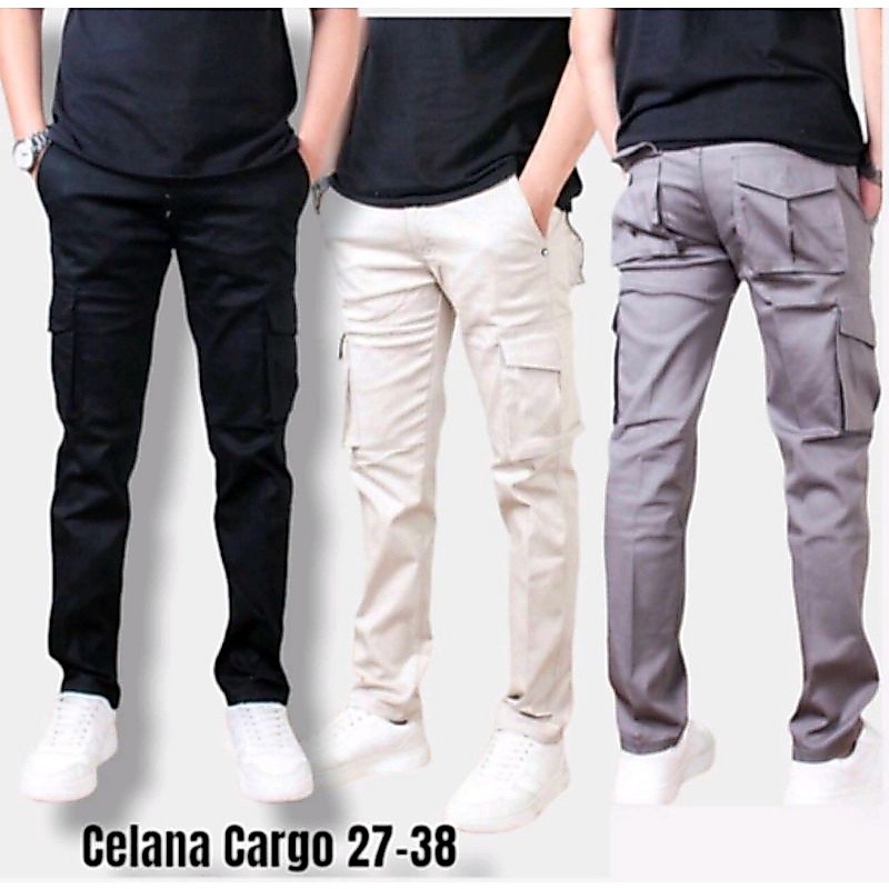 CELANA CARGO PANJANG ORIGINAL Celana Panjang Pria Celana Kargo Celana Kimpul -CELANA PANJANG CARGO P