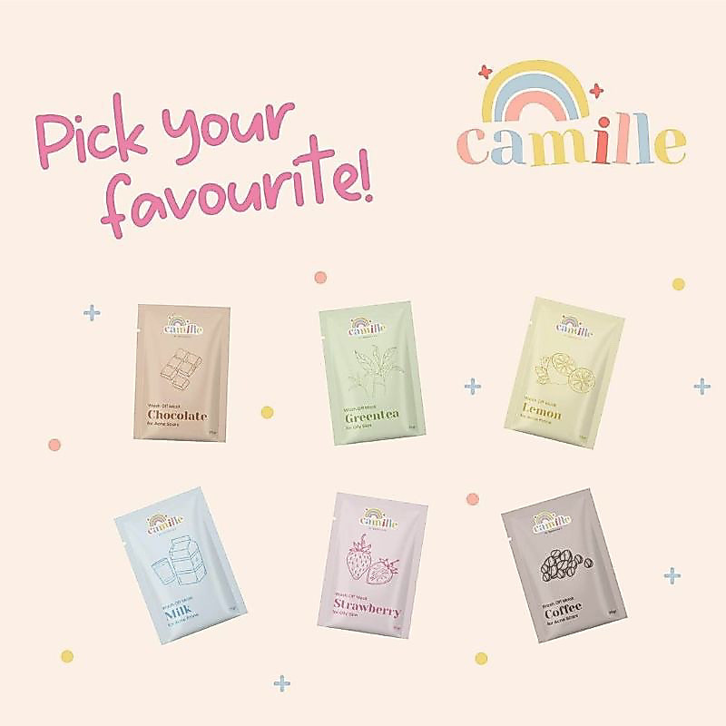 Camille Beaute Wash Off Mask - Masker Camille Bubuk 25gr