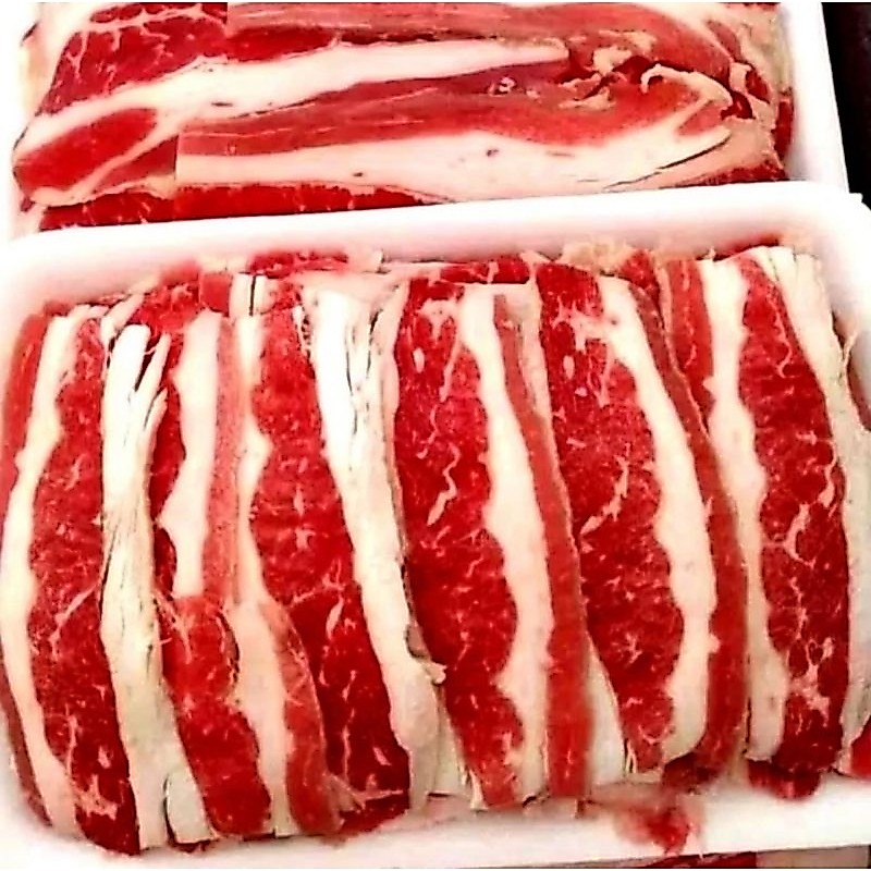 Beef slice sukiyaki yakiniku 500gr / beef slice 500 gr