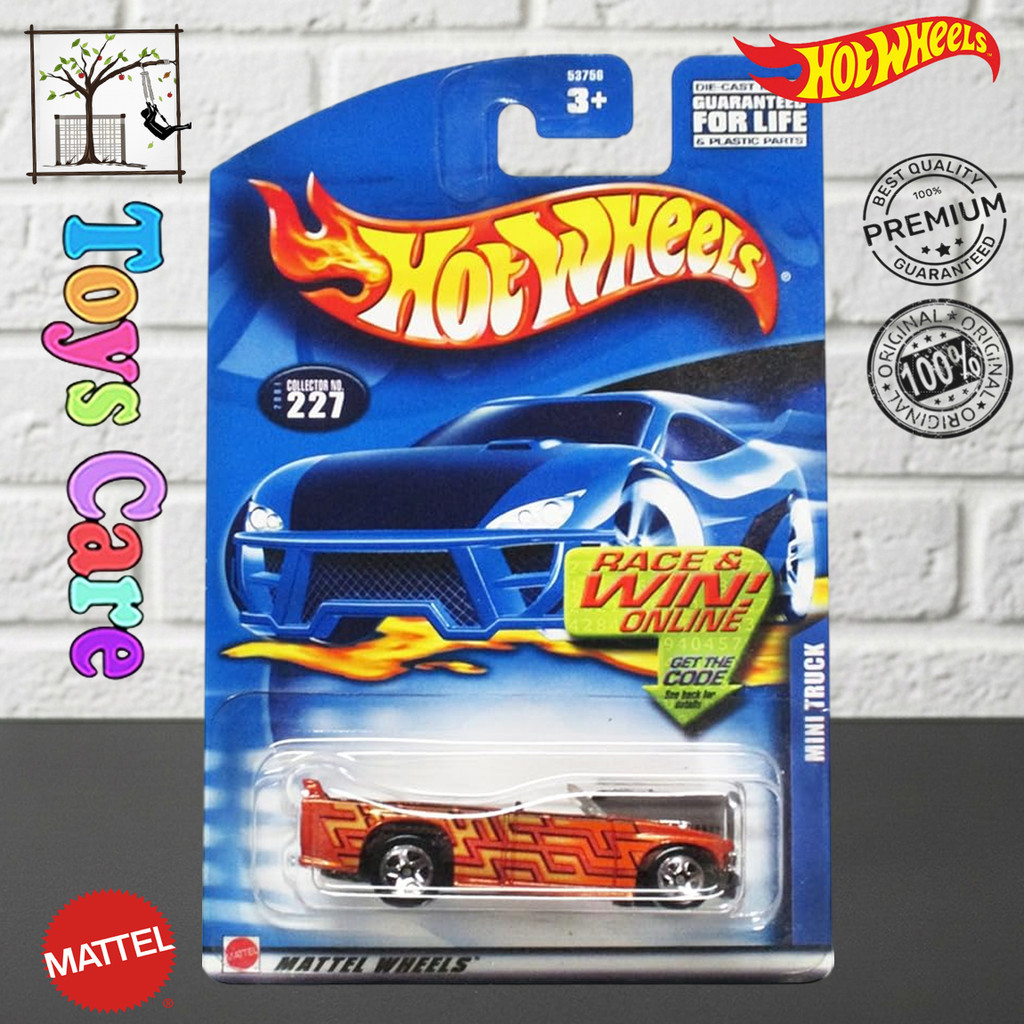 Hot Wheels Mini Truck Sonic Special 1994 Cream Orange Diecast Oldschool