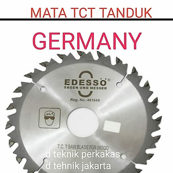 edesso mata gergaji tanduk 14" x 32t - edesso tct saw blade germany saws