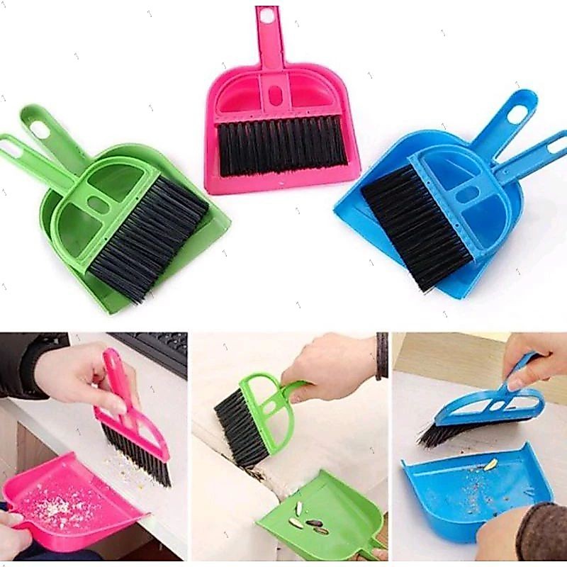 Sapu mini set serok cikrak kecil Alat Kebersihan