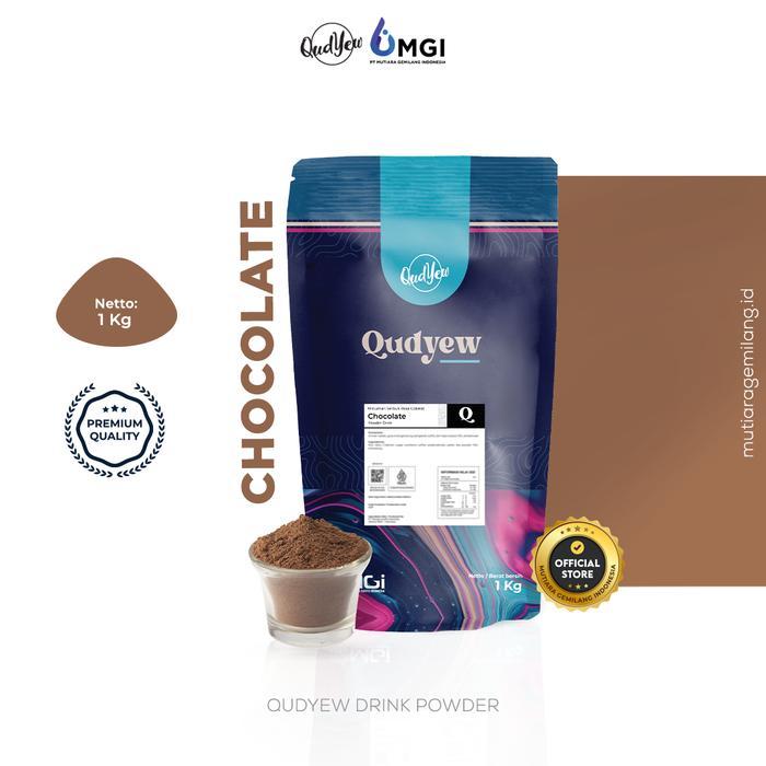 PROMO  Bubuk Minuman Kekinian Qudyew /  Qudyew Powder Drink 1Kg - Chocolate