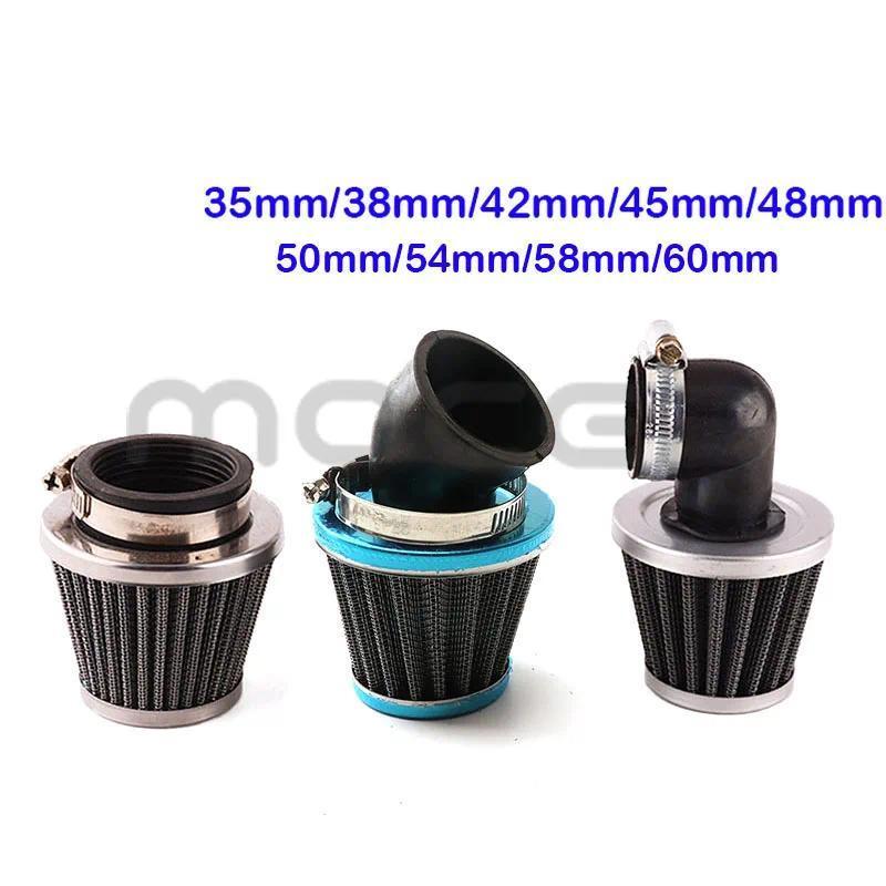 35/38/42/45/48/50/54/58/60mm motorfiets Paddestoel Hoofd Lutfilter Klem Op Air Filter Cleaner For Ho