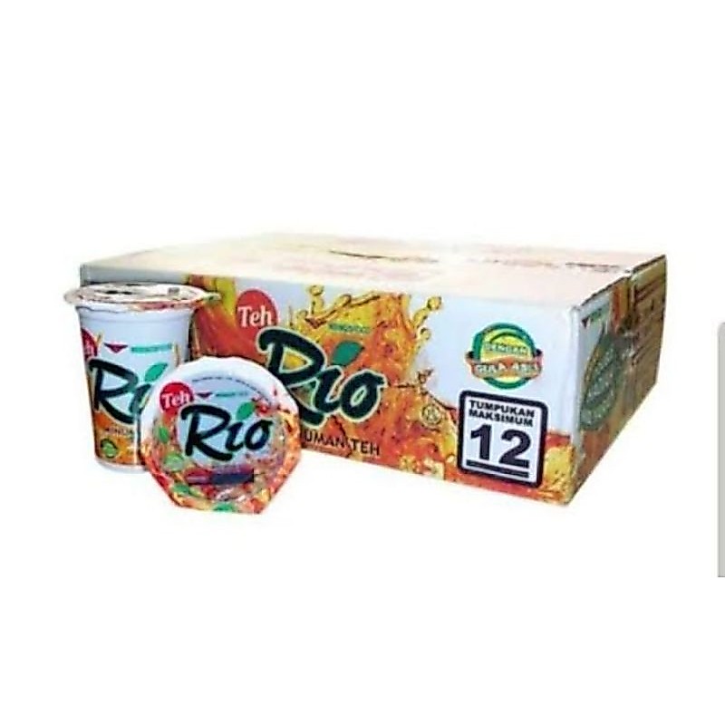 Minuman Teh Gelas TEH RIO Gula Batu (1 KARTON)