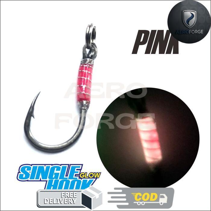 single hook no 5 micro ultralight fishing minnow mini swim stickbait - pink