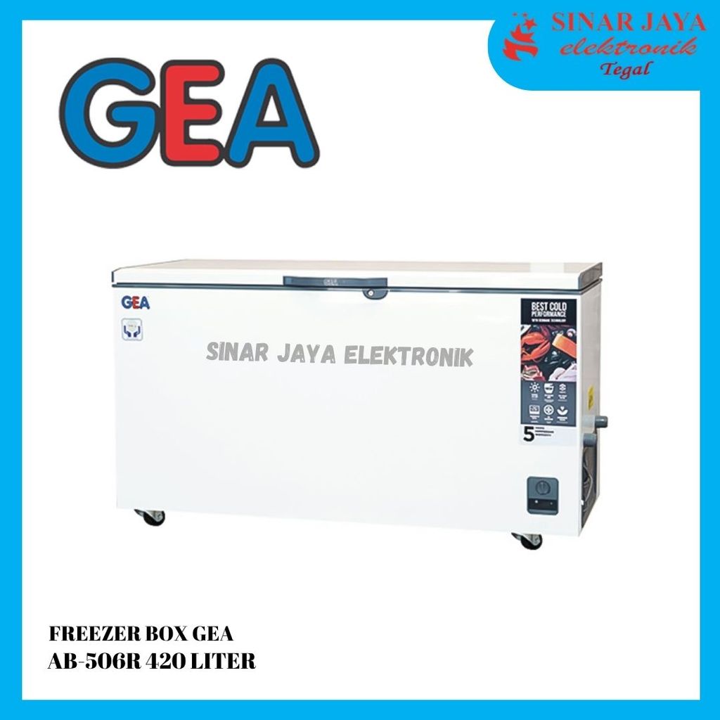 FREEZER BOX GEA AB-506R 420 LITER / CHEST FREEZER GEA