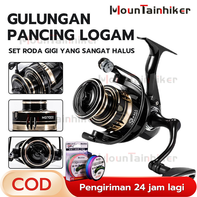 Reel real pancing Spinning Series MG1000 - MG7000 Gear Ratio 5.2:1 Premium Standard Rell Rill Pancin
