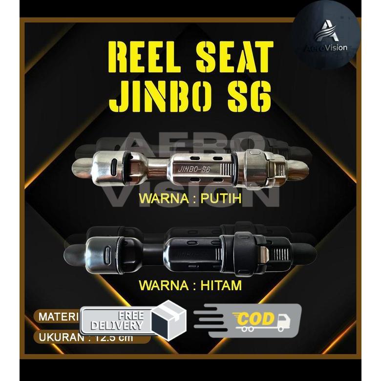 REEL SEAT JORAN TEGEK. TEGEK CUSTOME - Putih