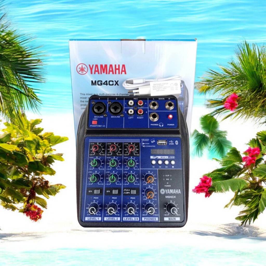Mixer 4Ch Yamaha MG 4CX Audio Mixer MG-4CX/MG4CX