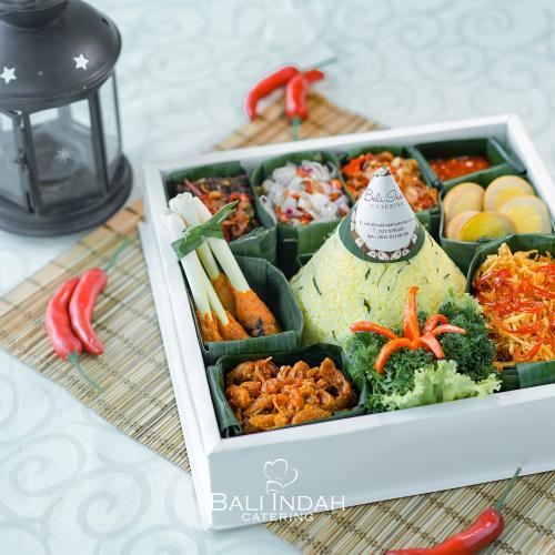 Tumpeng Box Hampers - Nasi Kuning BI, Tumpeng Kerucut