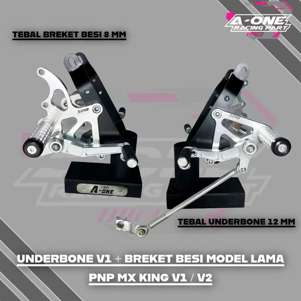 UB MX KING A-ONE CNC Type Race Ub mx king aone Silver Underbon Mx king Model RCB MX KING