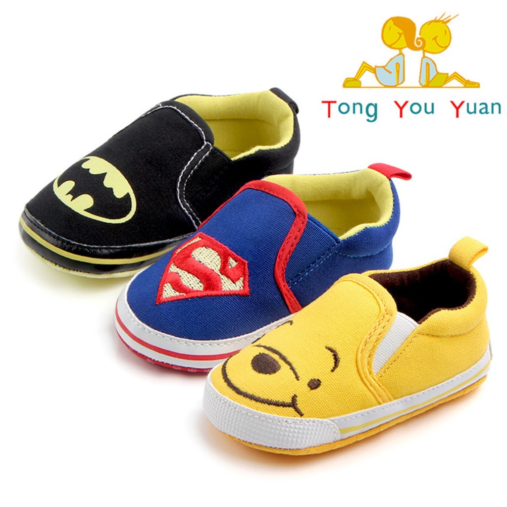 MB Prewalker/Sepatu Anak Bayi Superman, Batman Pooh Kualitas super bagus