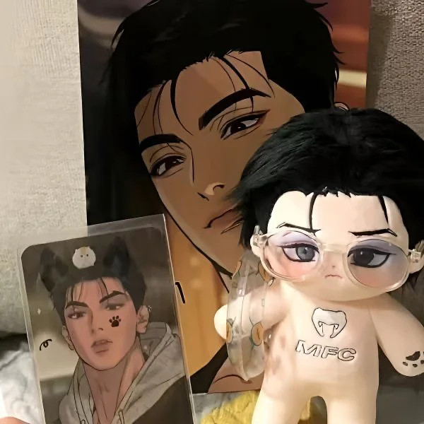 20cm Double Namui BL Comic JINX:Kim Dan Joo Jaekyung Cotton Plush Toys Handsome Nude Doll Stuffed So