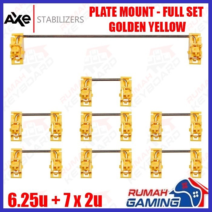 AXE MECHANICALS - Stabilizer - Plate Mount - Golden Yellow - Full