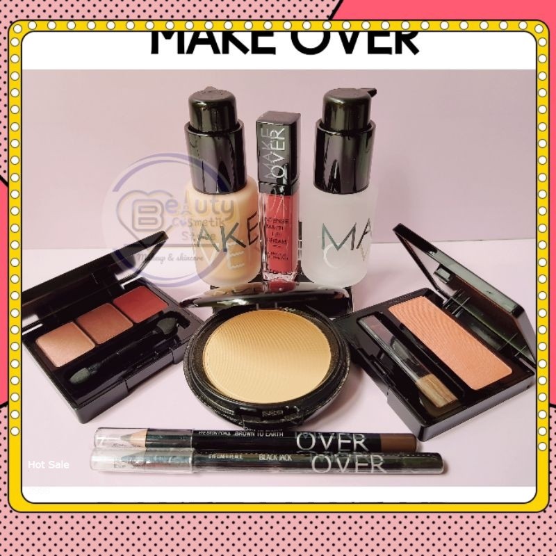 [8 Item] Paket Makeup Lengkap Make Over Seserahan / hantaran Murah Original Make over