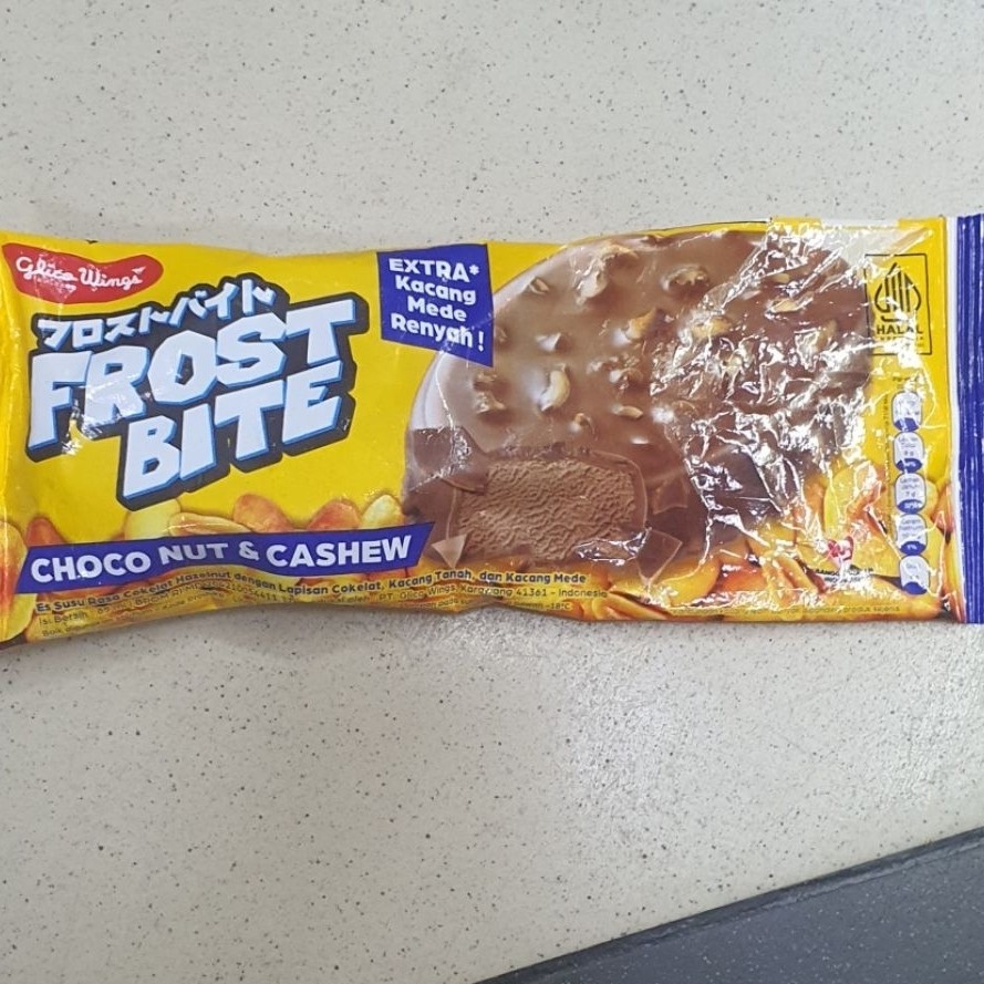 Glico Wings Frost Bite Choco Nut & Cashew ice cream 65ml
