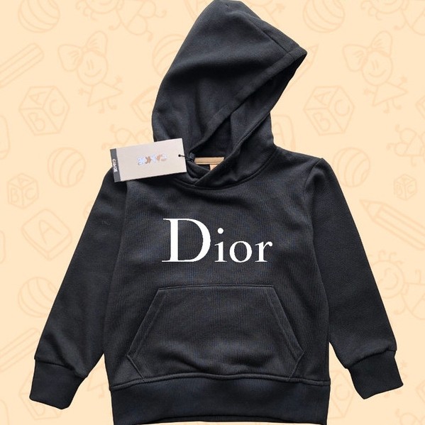 Jaket Hoodie Anak KIDS Dior logo