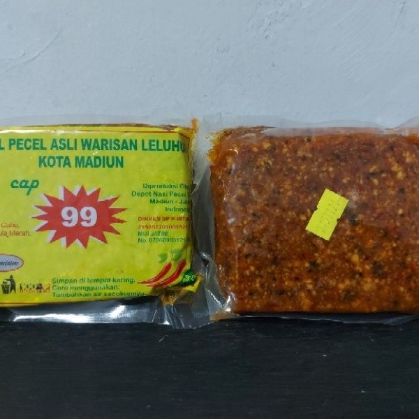 READY SAMBEL PECEL CAP 99 ASLI KHAS KOTA MADIUN GADOGADO BUMBU KACANG KETOPRAK RUJAK