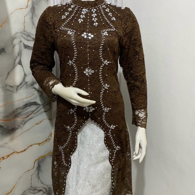 Tunik Kebaya Brukat Payet/Kebaya Brukat Payet Premium/Kebaya Brukat News Series/Tunik Brukat Moder