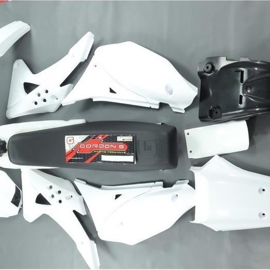 BODY SET GORDON PUTIH FULL KLX DTRACKER 150