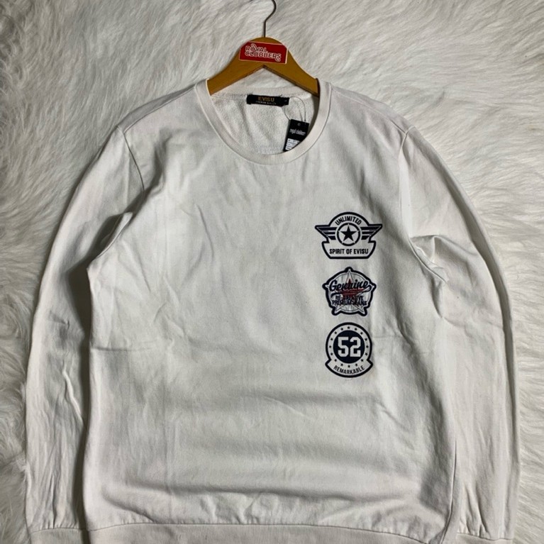 Crewneck evisu second (4117) - Hoodie second - hoodie second branded - Jaket Second - Jaket Second B