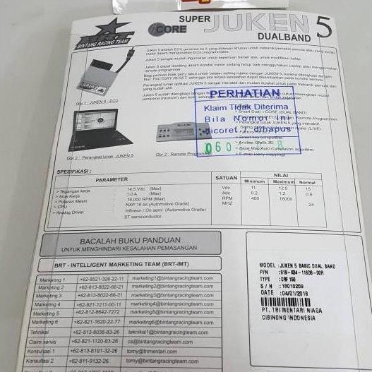 CDI BRT JUKEN 5 DB CRF150 cdi brt dualband crf150