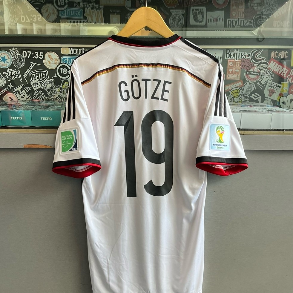 Jersey Jerman 2014 Gotze world cup