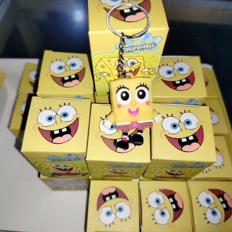 1PCS BLIND BOX GANTUNGAN KUNCI SPONGEBOB