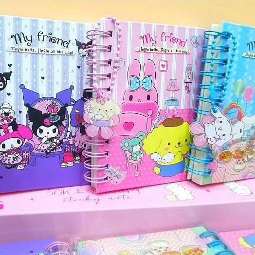 HS- MINI BINDER BOOK BUKU DIARY DIARY MINI CINNAMOROLL BUKU MINI