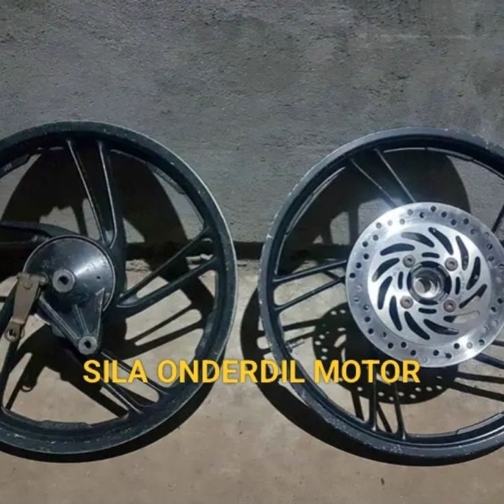 velg racing depan belakang Honda Blade 110 lama 1set original cabutan