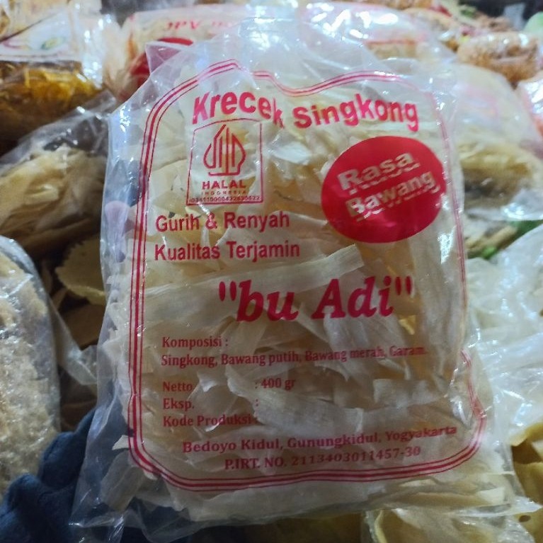 KRECEK SINGKONG/MANGGLENG BU ADI GUNUNGKIDUL 400GR (KUALITAS PREMIUM)