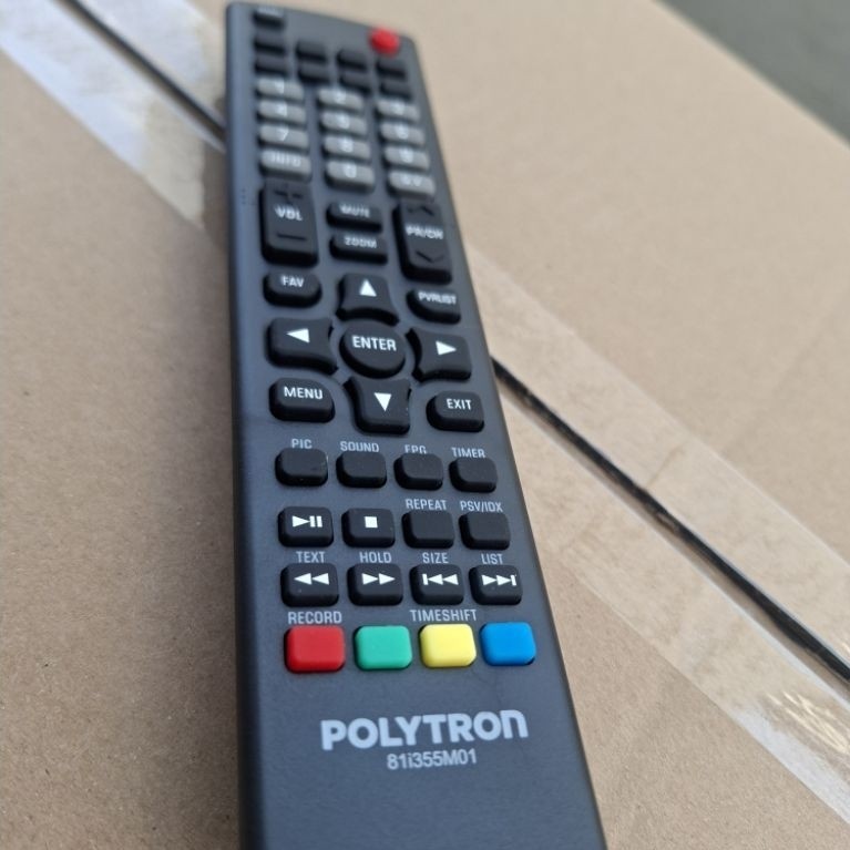 REMOT LED TV POLYTRON SERI 81i355 ORI REMOTE CONTROL LED TV POLYTRON ORIGINAL