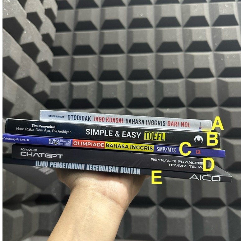 Preloved Buku TOEFL, Olimpiade, AI, others