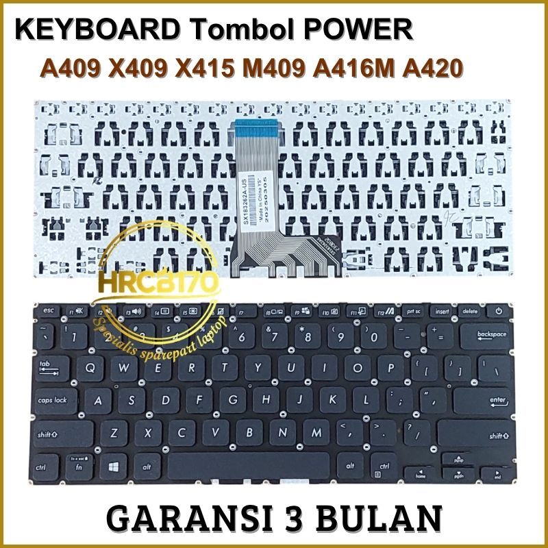 Keyboard Laptop Asus VivoBook 14 A409 M409 M409B M409BA M409DA -HRCB