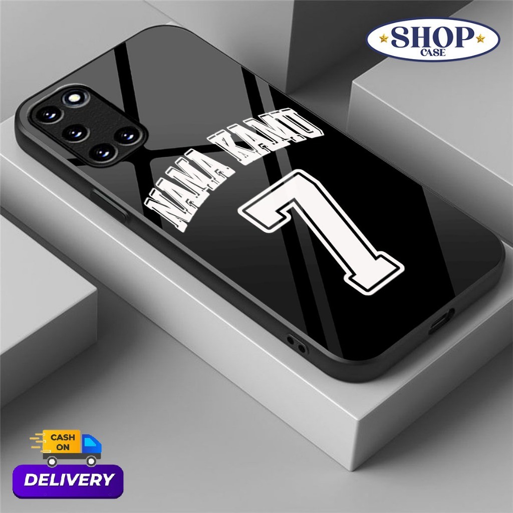 Casing Hp Untuk Oppo A52 / A53 / A54S / A72 / A92 - Fashion custome nama dan nomor  Case Murah Softc