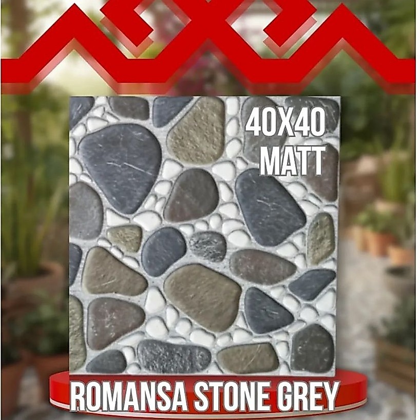 Granit romansa stone grey 40x40 matt