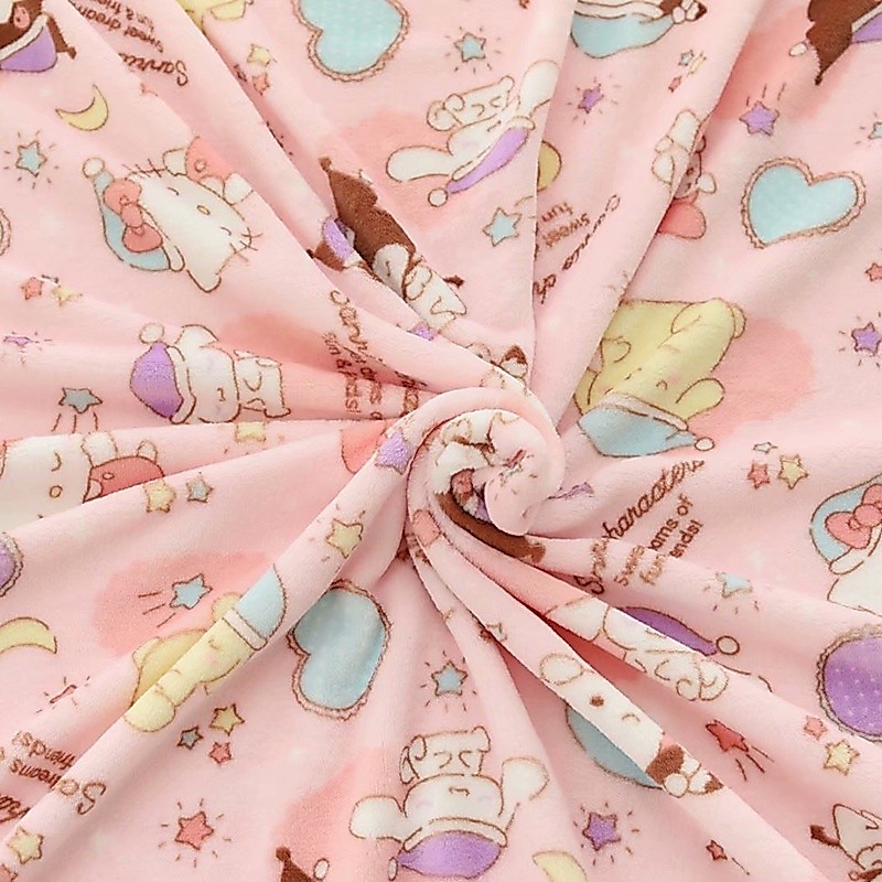 Selimut Blanket Sanrio Zootopia Halus Kuromi Cinnamoroll