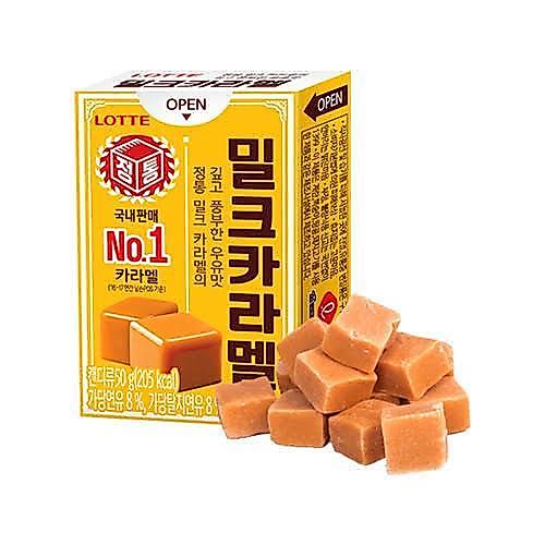 Lotte Caramel Candy 50 Gr / Korea Product