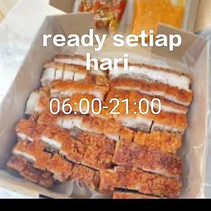 babi panggang asin garing /samcan crispy pork 1kg.