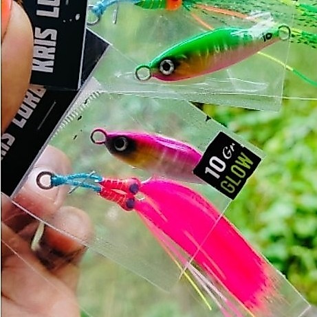 umpan pancing metal jig Glow 10 gr