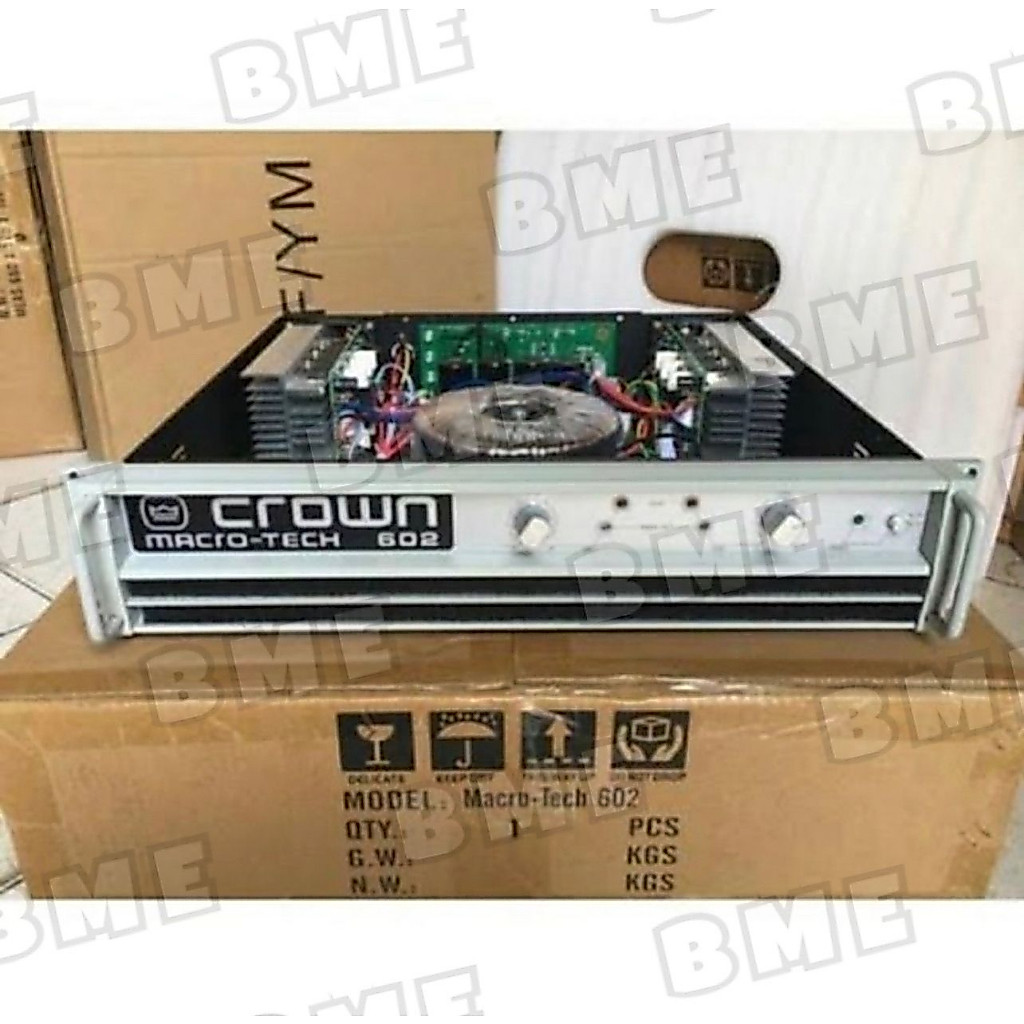 POWER AMPLIFIER CROWN 602 MACROTECH 602 Crown Macro Tech 602
