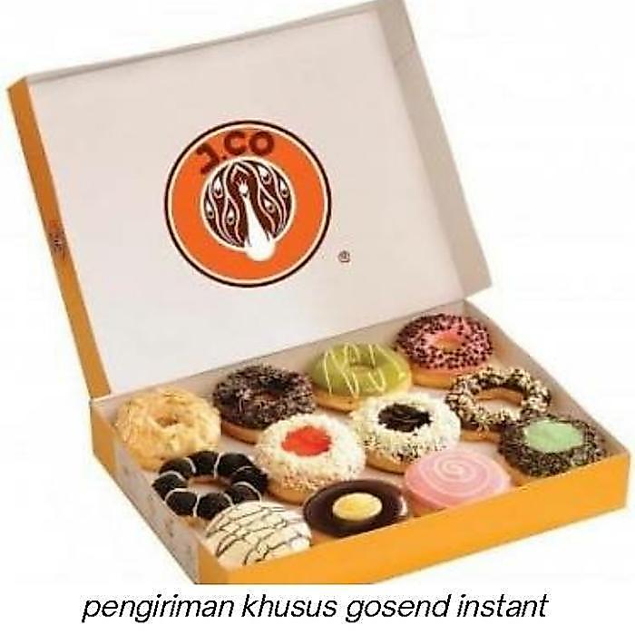 Donat Jco 1 Lusin Isi 12Pcs (Pilihan Rasa Random / Tidak Bisa Memilih) Terlaris