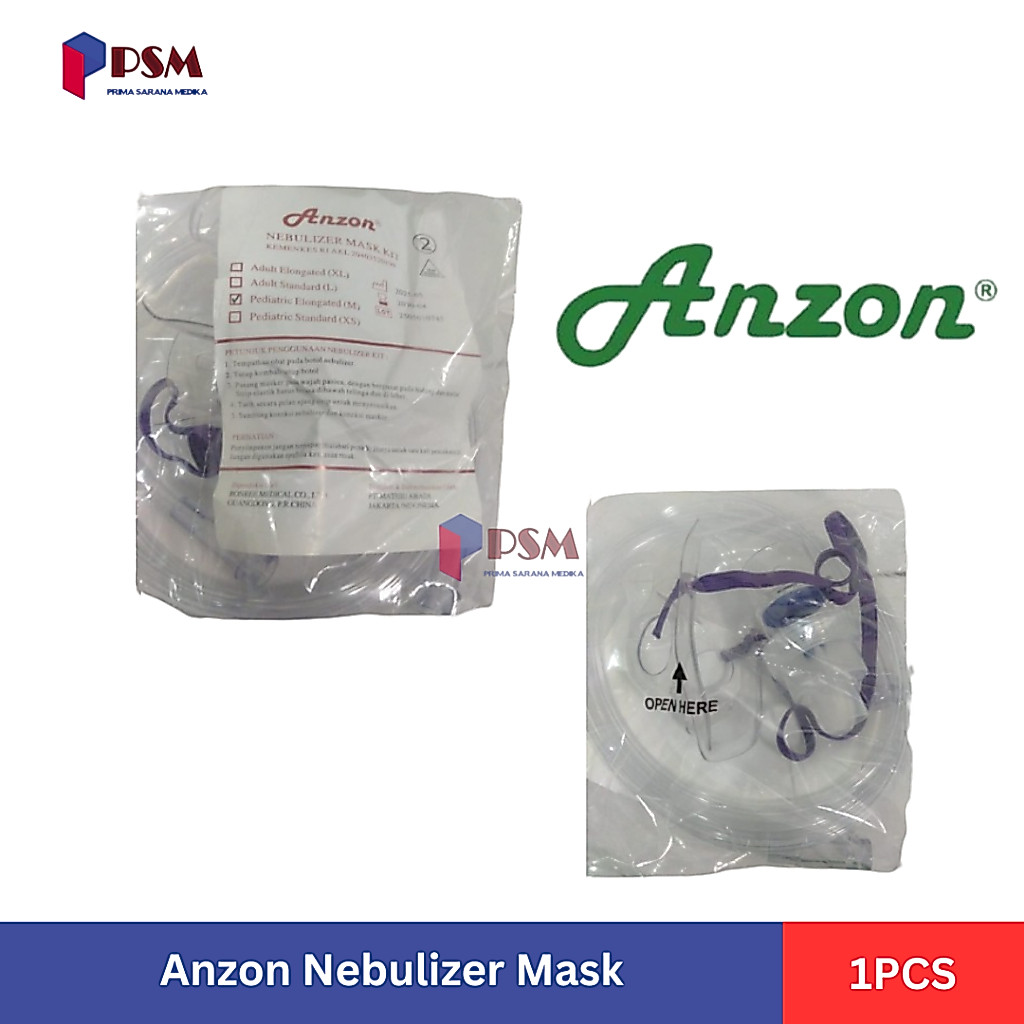 Onehealth Gea Nebulizer Mask / Masker Tempat Obat Uap Dewasa Anak Bayi