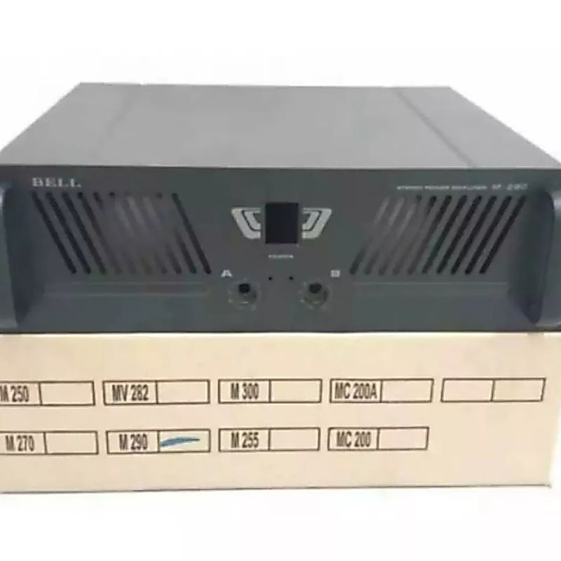 BOX BELL M290 POWER AMPLIFIER STEREO M 290