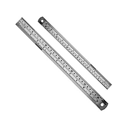 WIPRO - Penggaris Baja Stainless Wipro (Ukuran Kecil-Sedang)