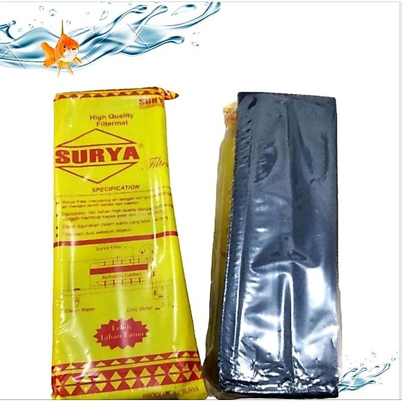 Media Filter Aquarium Aquascape kapas bio foam BUSA HITAM