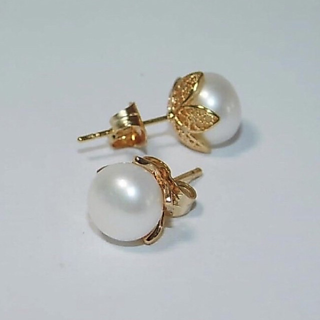 Pearl Eqrring Giwang Mutiara Lombok Asli | Giwang Persit | Giwang Bhayangkari | Giwang Dharma Wanita